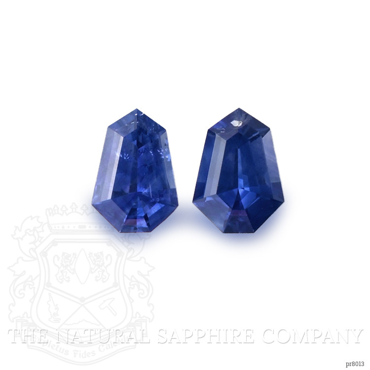 1.34 Ct.Tw. Blue Sapphire Pair from Ceylon (Sri Lanka)