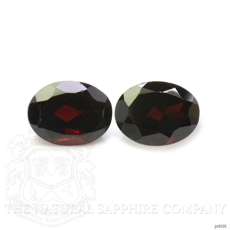 3.40 Ct.Tw. Garnet Pair from Ceylon (Sri Lanka)