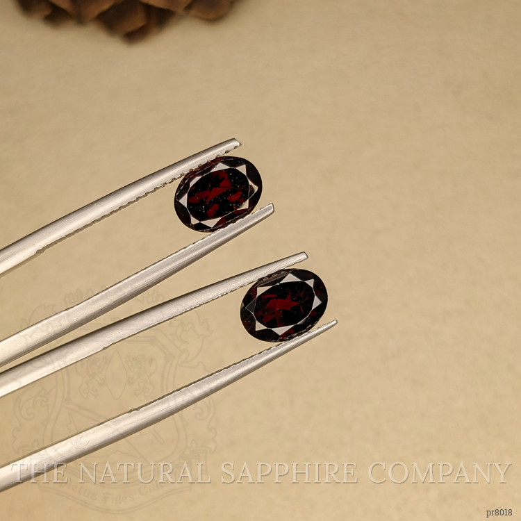 3.40 Ct.Tw. Garnet Pair from Ceylon (Sri Lanka)