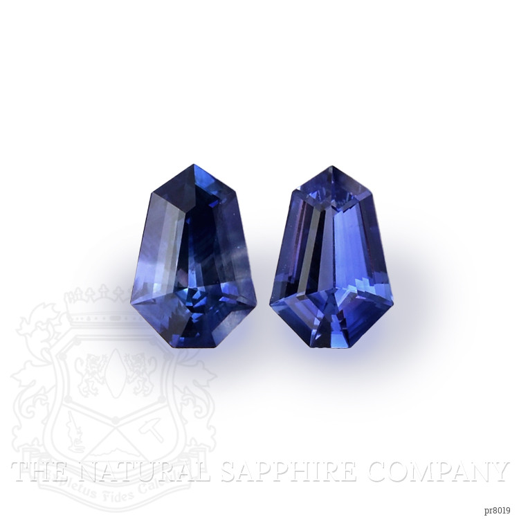 1.15 Ct.Tw. Blue Sapphire Pair from Ceylon (Sri Lanka)