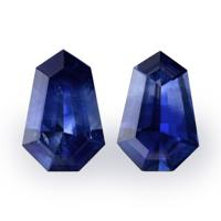 0.94&nbsp;Ct.Tw.Total Carat Weight Blue Sapphire Pair from Ceylon (Sri Lanka) Video