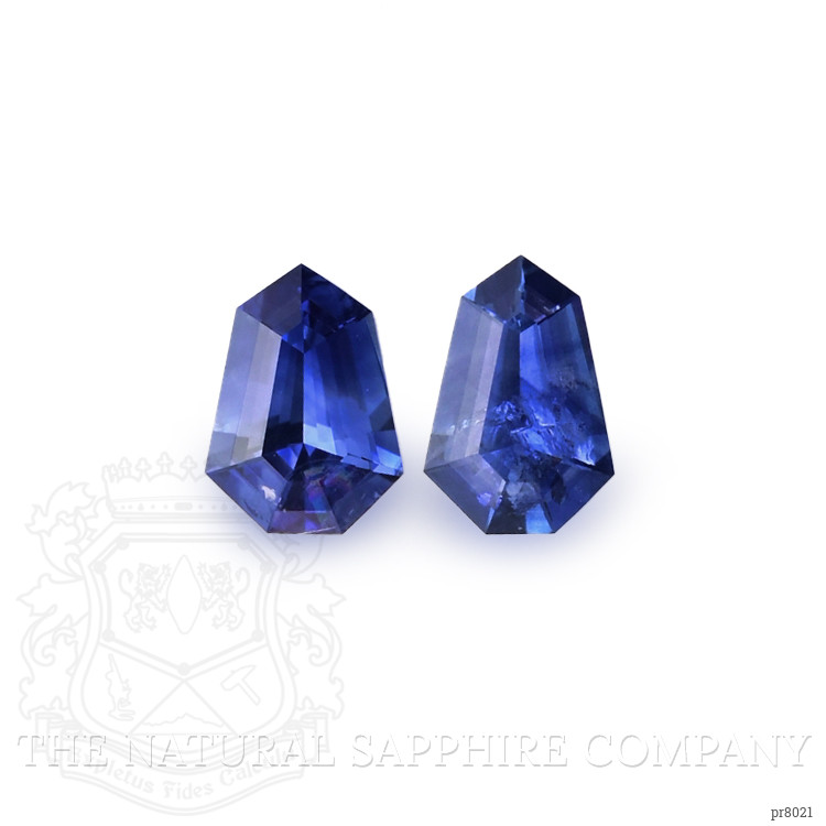 0.97 Ct.Tw. Blue Sapphire Pair from Ceylon (Sri Lanka)