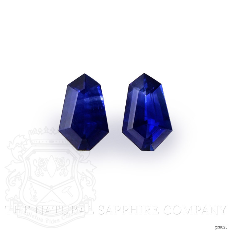 0.54 Ct.Tw. Blue Sapphire Pair from Ceylon (Sri Lanka)