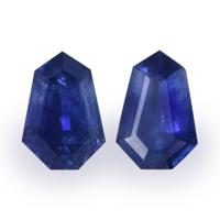 1.44&nbsp;Ct.Tw.Total Carat Weight Blue Sapphire Pair from Ceylon (Sri Lanka) Video