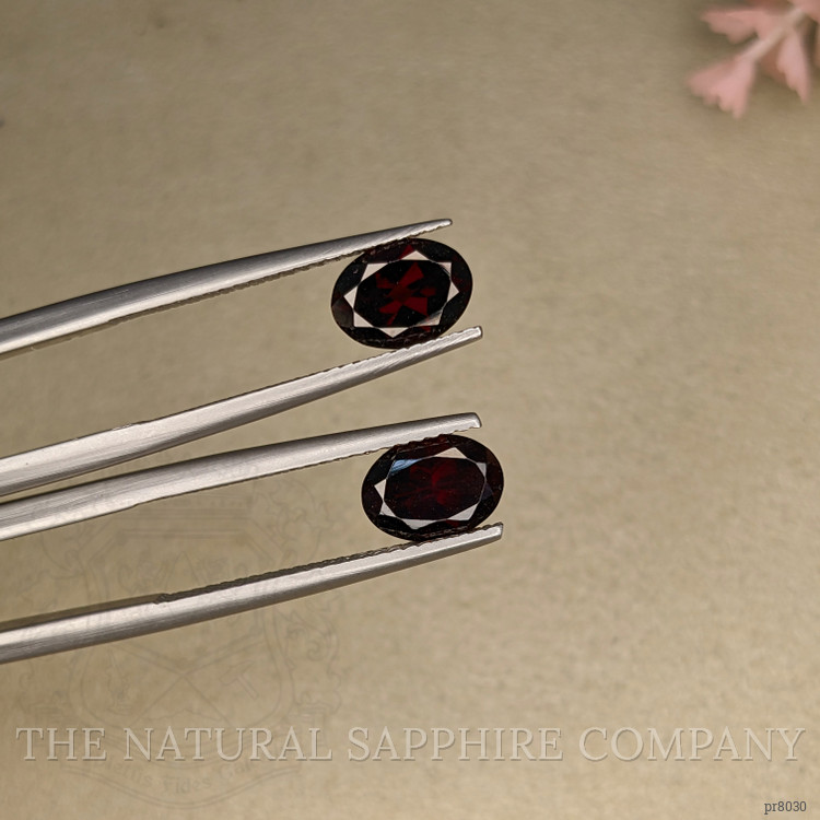 2.93 Ct.Tw. Garnet Pair from Ceylon (Sri Lanka)