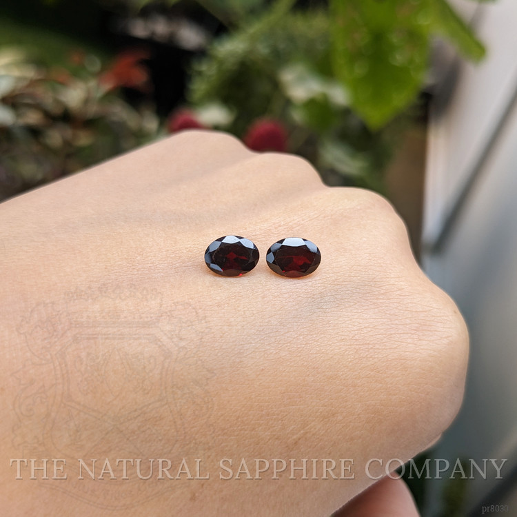 2.93 Ct.Tw. Garnet Pair from Ceylon (Sri Lanka)