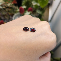2.87&nbsp;Ct.Tw.Total Carat Weight Garnet Pair from Ceylon (Sri Lanka) Life Style