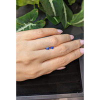 0.59&nbsp;Ct.Tw.Total Carat Weight Blue Sapphire Pair from Ceylon (Sri Lanka) Life Style