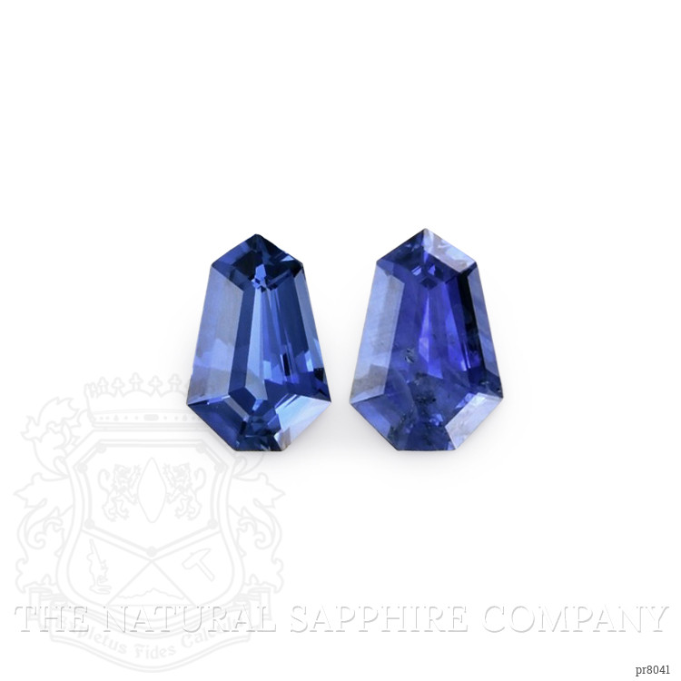 0.90 Ct.Tw. Blue Sapphire Pair from Ceylon (Sri Lanka)