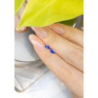 0.57&nbsp;Ct.Tw.Total Carat Weight Blue Sapphire Pair from Ceylon (Sri Lanka) Life Style