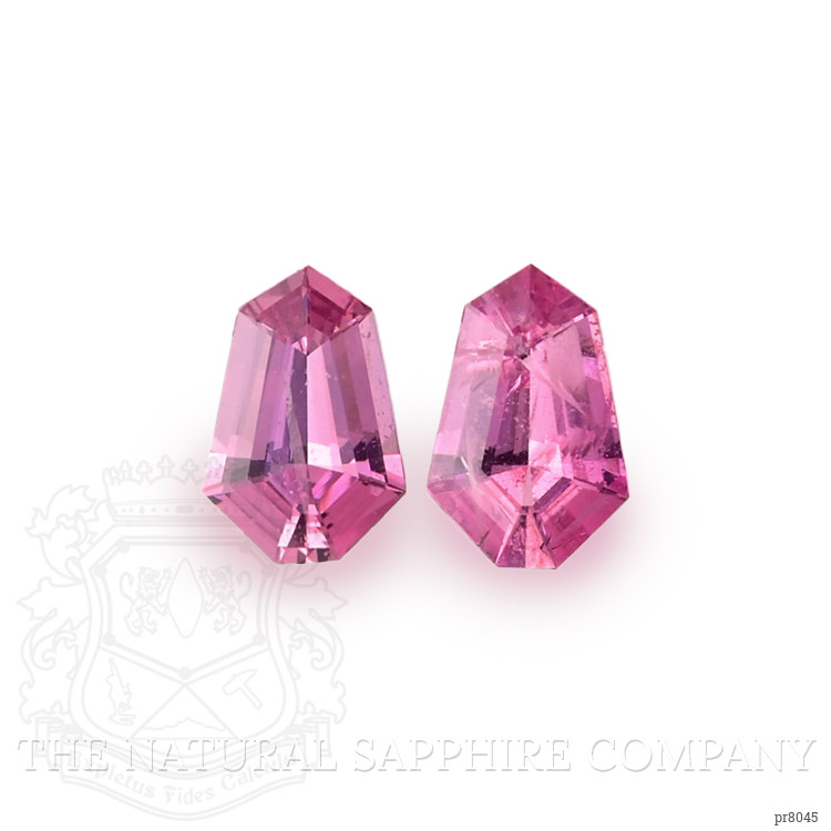0.71 Ct.Tw. Pink Sapphire Pair from Ceylon (Sri Lanka)