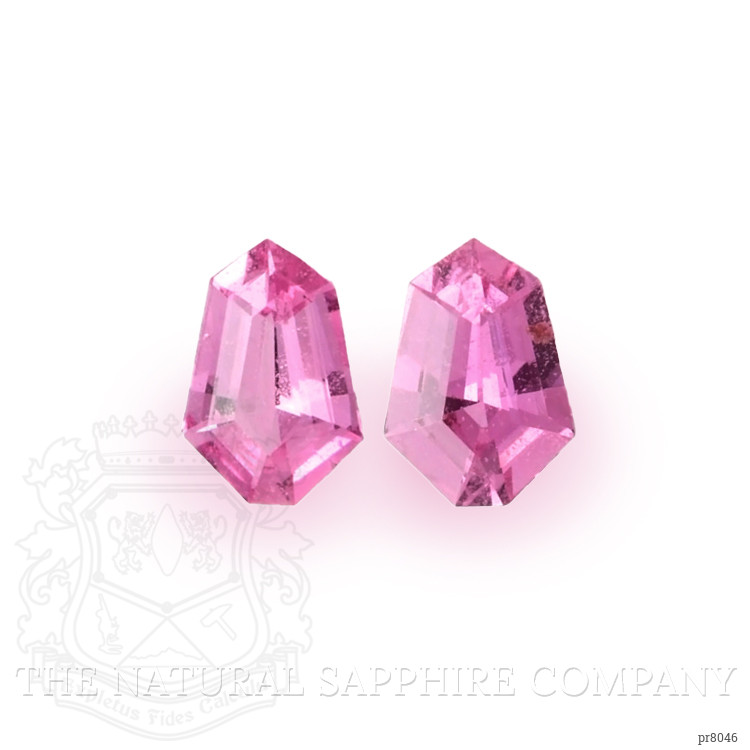 0.91 Ct.Tw. Pink Sapphire Pair from Ceylon (Sri Lanka)