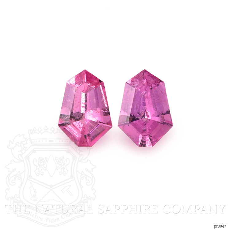 0.89 Ct.Tw. Pink Sapphire Pair from Ceylon (Sri Lanka)