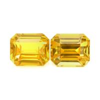 3.10&nbsp;Ct.Tw.Total Carat Weight Yellow Sapphire Pair from Ceylon (Sri Lanka) Video