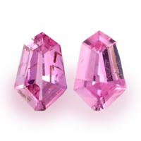 0.73&nbsp;Ct.Tw.Total Carat Weight Pink Sapphire Pair from Ceylon (Sri Lanka) Video