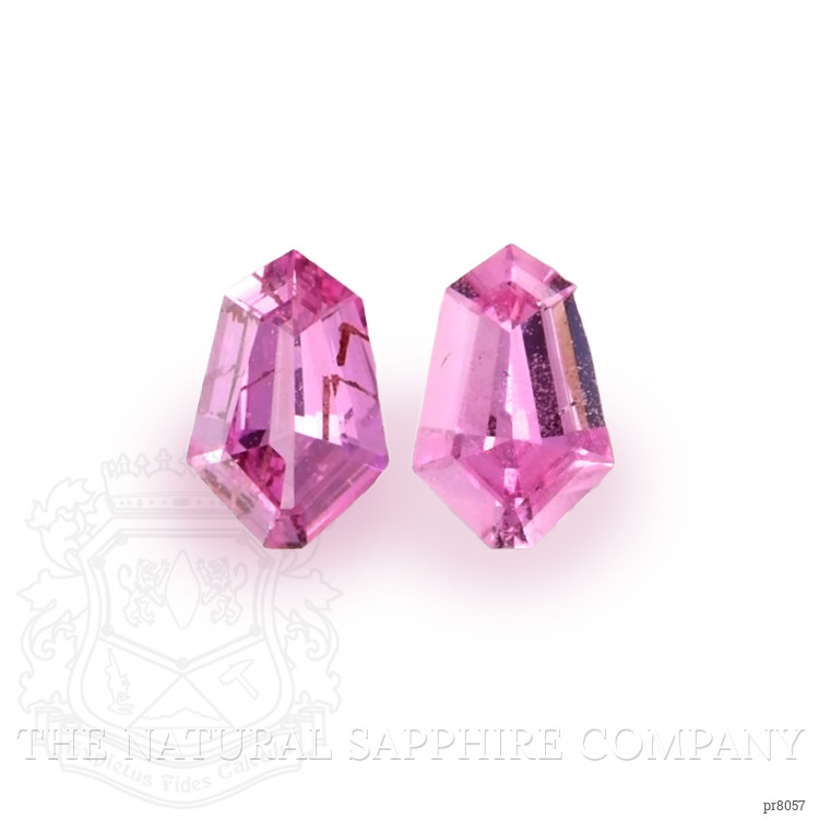0.73 Ct.Tw. Pink Sapphire Pair from Ceylon (Sri Lanka)