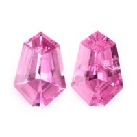 0.75&nbsp;Ct.Tw.Total Carat Weight Pink Sapphire Pair from Ceylon (Sri Lanka) Video