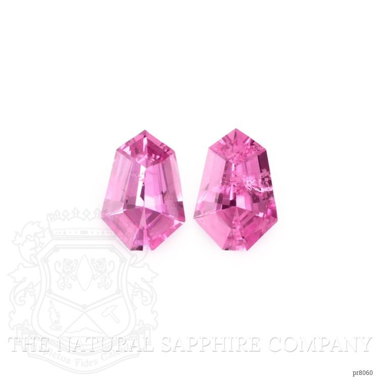 0.75 Ct.Tw. Pink Sapphire Pair from Ceylon (Sri Lanka)
