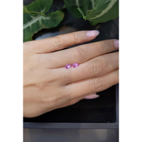 0.75&nbsp;Ct.Tw.Total Carat Weight Pink Sapphire Pair from Ceylon (Sri Lanka) Life Style