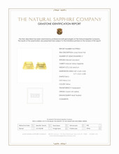 1.13 Ct.Tw.Total Carat Weight Yellow Sapphire Pair from Ceylon (Sri Lanka) Scan Report