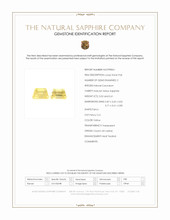 1.13 Ct.Tw.Total Carat Weight Yellow Sapphire Pair from Ceylon (Sri Lanka) Scan Report