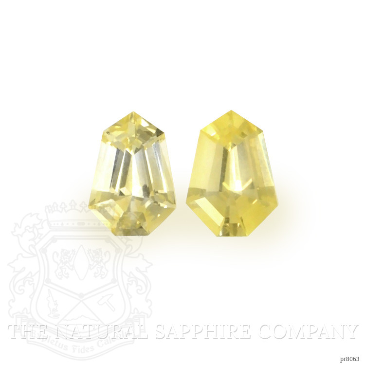 1.51 Ct.Tw. Yellow Sapphire Pair from Ceylon (Sri Lanka)