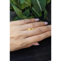 1.08&nbsp;Ct.Tw.Total Carat Weight Yellow Sapphire Pair from Ceylon (Sri Lanka) Life Style