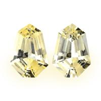 1.12&nbsp;Ct.Tw.Total Carat Weight Yellow Sapphire Pair from Ceylon (Sri Lanka) Video