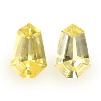 0.84&nbsp;Ct.Tw.Total Carat Weight Yellow Sapphire Pair from Ceylon (Sri Lanka) Video