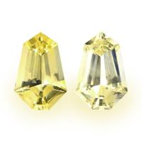 0.92&nbsp;Ct.Tw.Total Carat Weight Yellow Sapphire Pair from Ceylon (Sri Lanka) Video