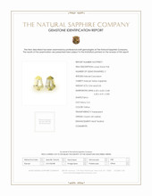 1.09 Ct.Tw.Total Carat Weight Yellow Sapphire Pair from Ceylon (Sri Lanka) Scan Report