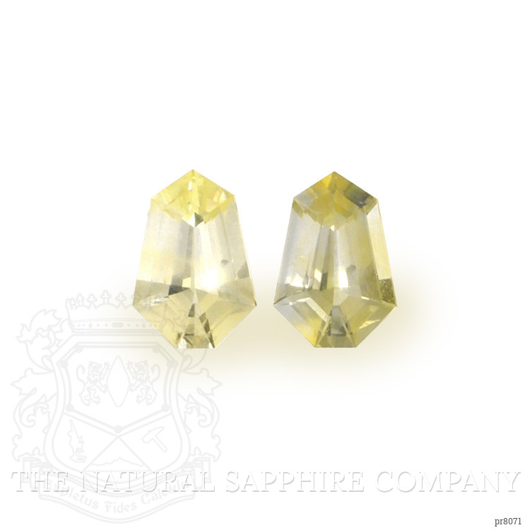 1.09 Ct.Tw. Yellow Sapphire Pair from Ceylon (Sri Lanka)