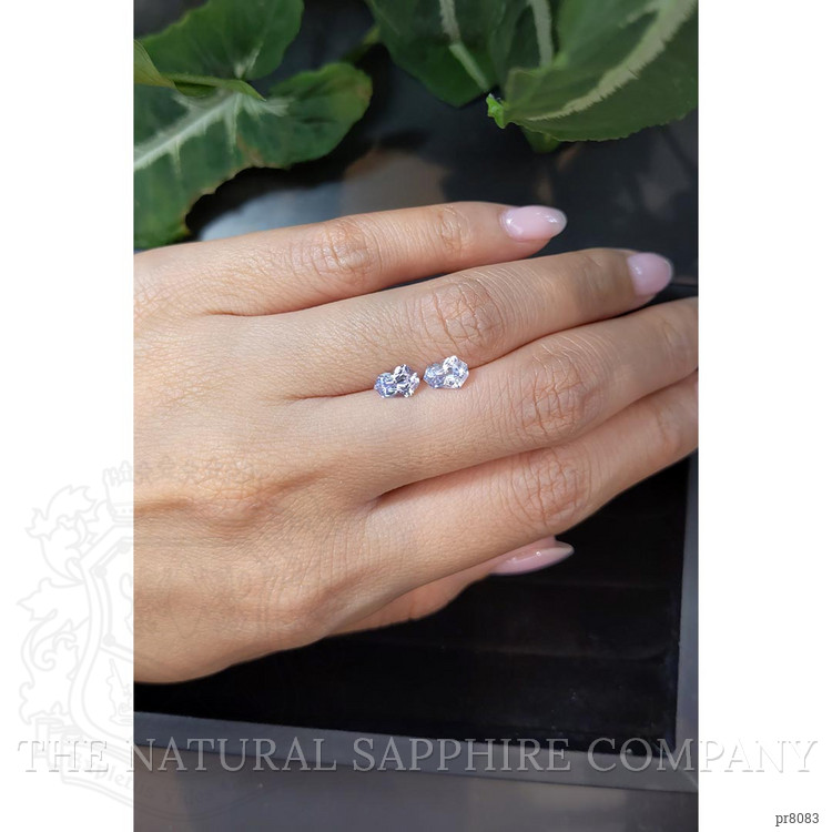 1.41 Ct.Tw. Blue Sapphire Pair from Ceylon (Sri Lanka)