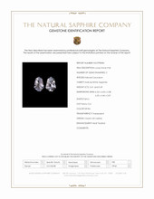 0.90 Ct.Tw.Total Carat Weight Blue Sapphire Pair from Ceylon (Sri Lanka) Scan Report