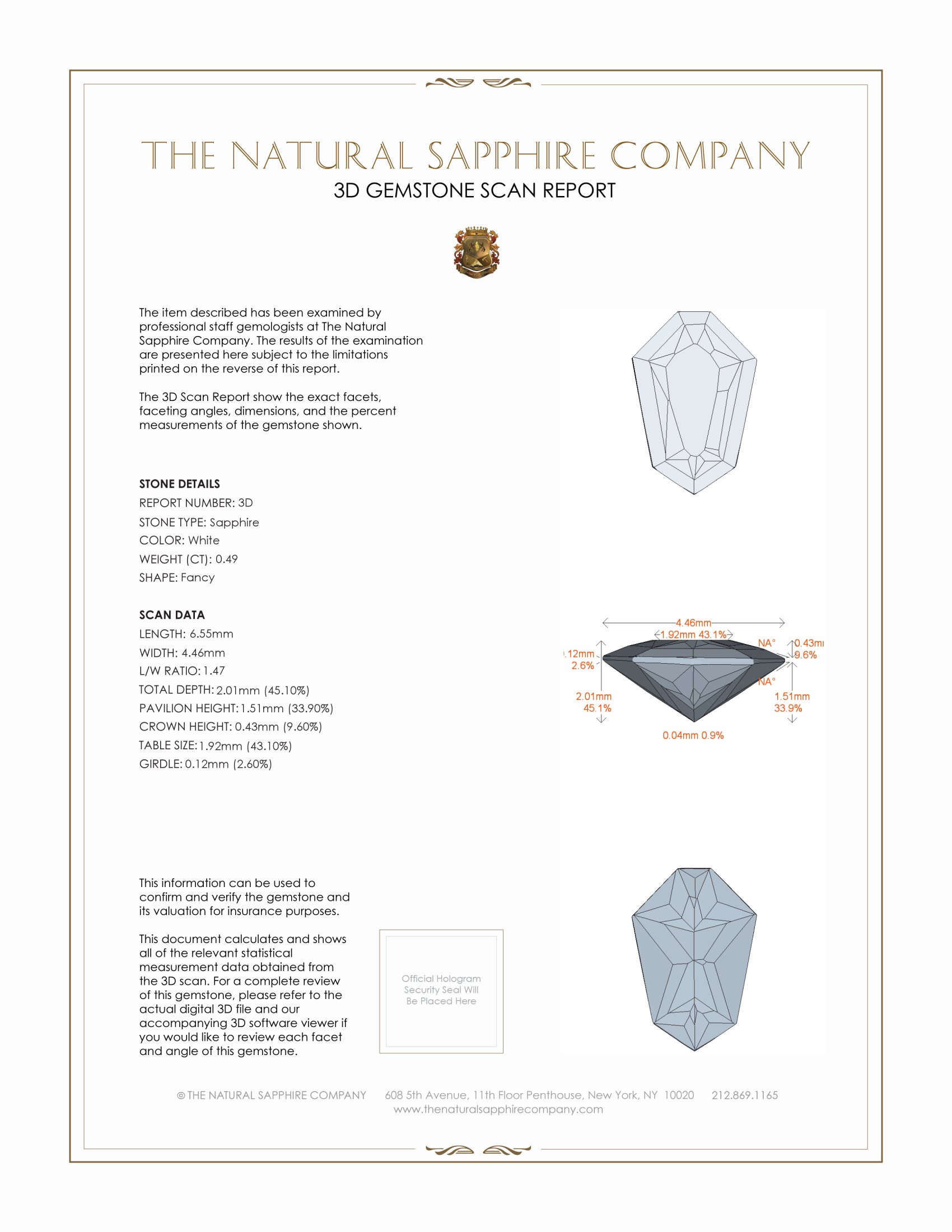 0.90 Ct.Tw. Blue Sapphire Pair from Ceylon (Sri Lanka)