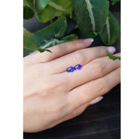 1.48&nbsp;Ct.Tw.Total Carat Weight Color Change Sapphire Pair from Ceylon (Sri Lanka) Life Style