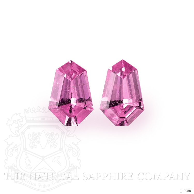 0.72 Ct.Tw. Pink Sapphire Pair from Ceylon (Sri Lanka)