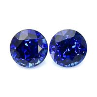 1.44&nbsp;Ct.Tw.Total Carat Weight Blue Sapphire Pair from Ceylon (Sri Lanka) Video