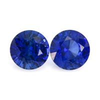 1.36&nbsp;Ct.Tw.Total Carat Weight Blue Sapphire Pair from Ceylon (Sri Lanka) Video