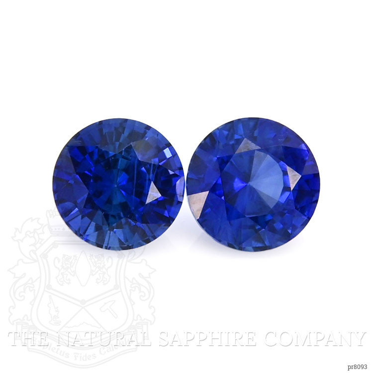 1.36 Ct.Tw. Blue Sapphire Pair from Ceylon (Sri Lanka)