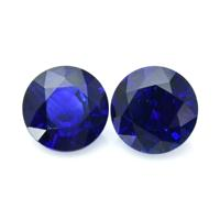 1.19&nbsp;Ct.Tw.Total Carat Weight Blue Sapphire Pair from Ceylon (Sri Lanka) Video