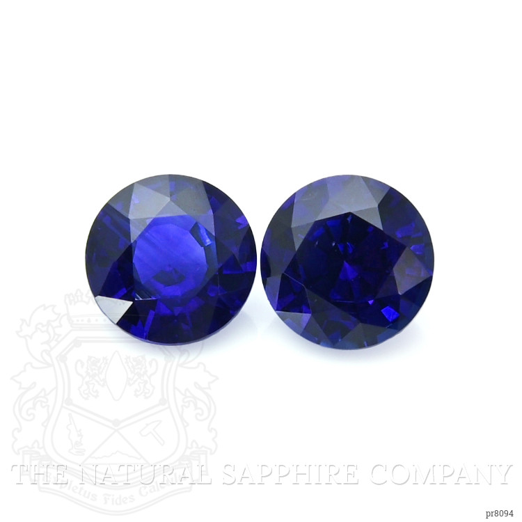 1.19 Ct.Tw. Blue Sapphire Pair from Ceylon (Sri Lanka)