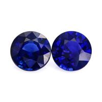 1.00&nbsp;Ct.Tw.Total Carat Weight Blue Sapphire Pair from Ceylon (Sri Lanka) Video