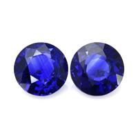 1.09&nbsp;Ct.Tw.Total Carat Weight Blue Sapphire Pair from Ceylon (Sri Lanka) Video