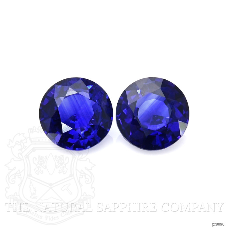 1.09 Ct.Tw. Blue Sapphire Pair from Ceylon (Sri Lanka)