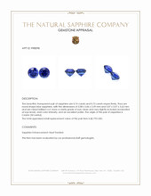1.47&nbsp;Ct.Tw.Total Carat Weight Blue Sapphire Pair from Ceylon (Sri Lanka) Appraisal