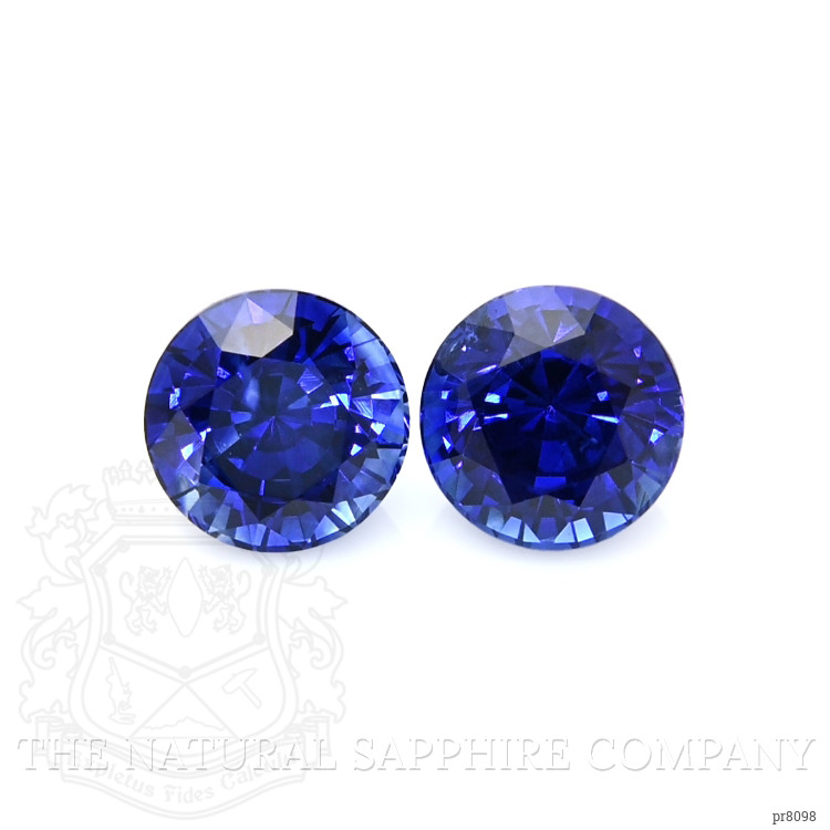 1.47 Ct.Tw. Blue Sapphire Pair from Ceylon (Sri Lanka)