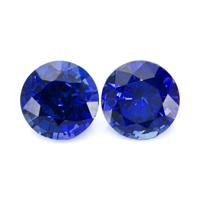 1.25&nbsp;Ct.Tw.Total Carat Weight Blue Sapphire Pair from Ceylon (Sri Lanka) Video