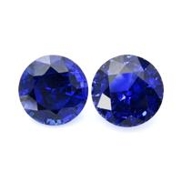 1.31&nbsp;Ct.Tw.Total Carat Weight Blue Sapphire Pair from Ceylon (Sri Lanka) Video