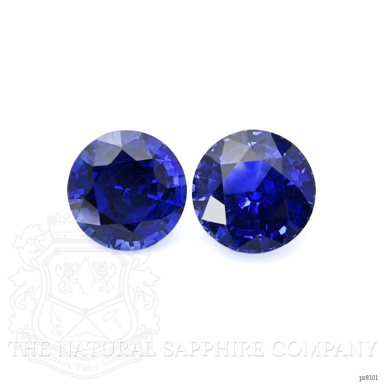 1.31 Ct.Tw. Blue Sapphire Pair from Ceylon (Sri Lanka)